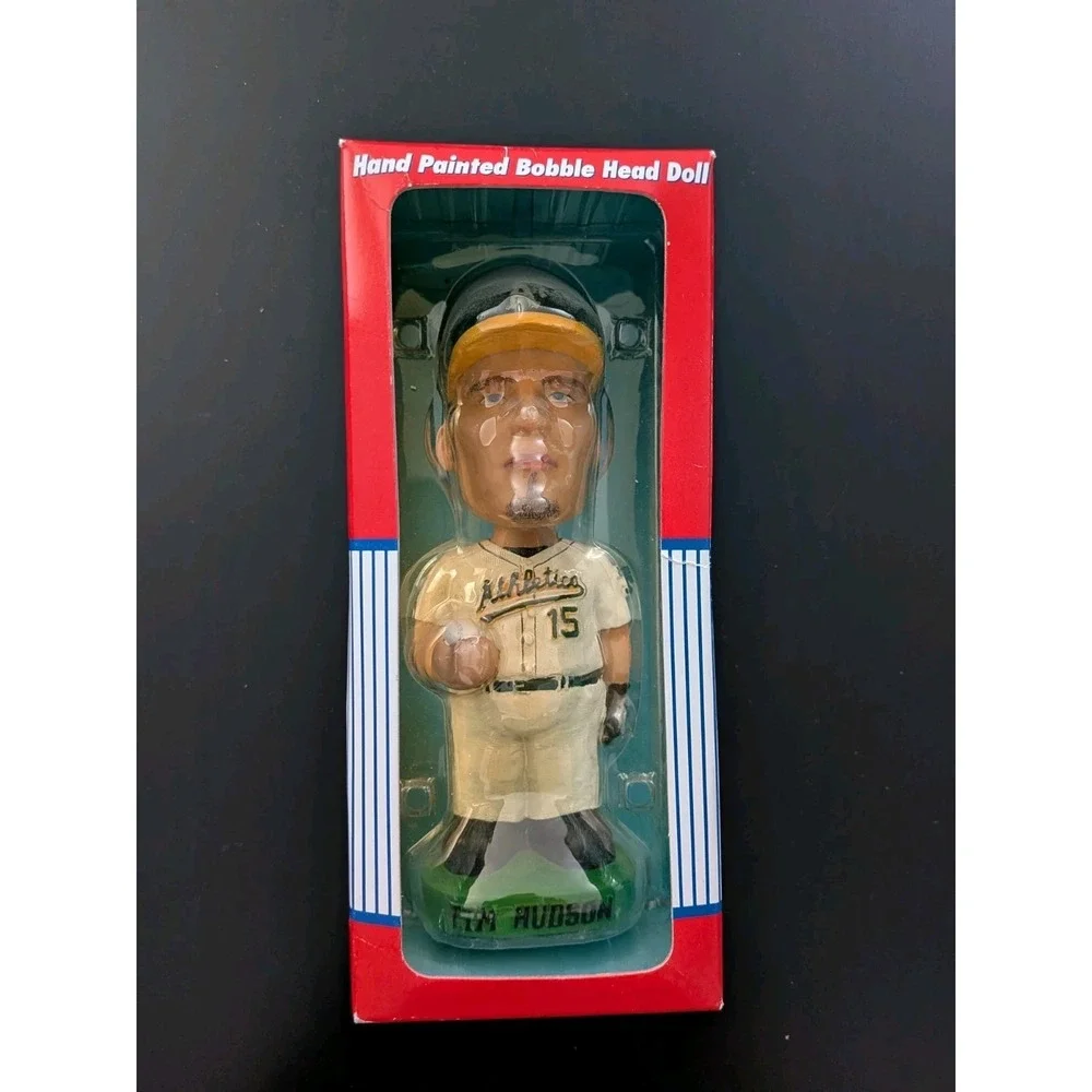 Bobble Dobbles Bobblehead MLB Oakland Athletics #15 Tim Hudson Vintage New